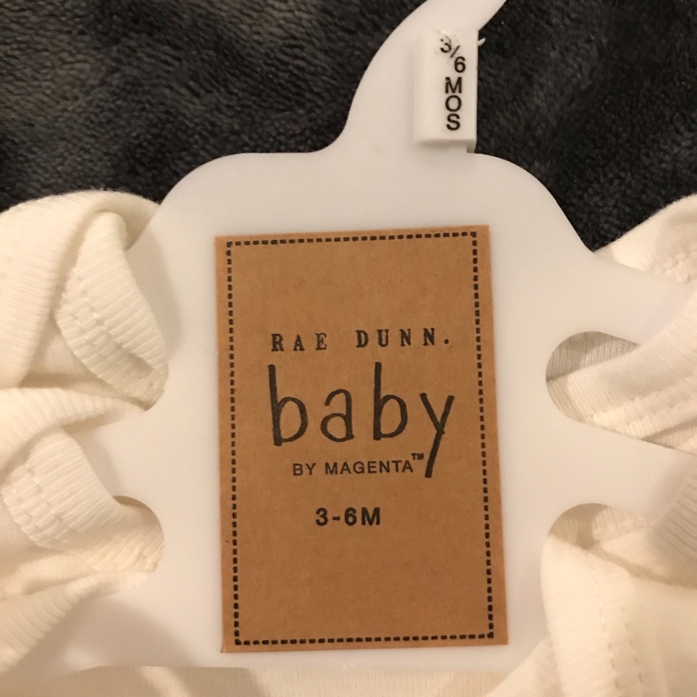 NWT Rae Dunn set of 3 Baby Onsies Size 3-6 months
